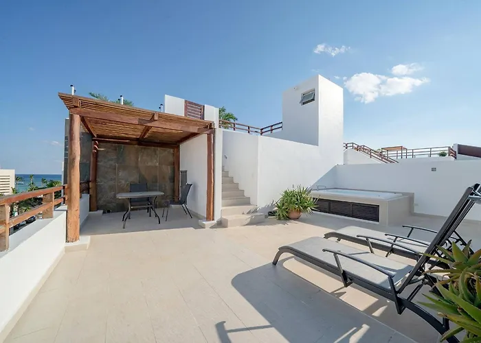 Ferienhaus Penthouse Turquesa - Beachside - At Casa Del Mar Playa del Carmen